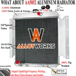 Row Radiator For 1961-69,1962,1963,1965,1968 Dodge Pickup V8 Alloyworks New. Price: $199.00.