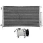 Condenser & Compressor Cooling Kit For 2003-2006 2007 Honda Accord 2.4L New. Price: $196.32.