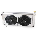 CC1520 4 Row Radiator Shroud Fan For 1988-2000 Chevy C/k 1500 2500 3500 5.7L V8 New. Price: $270.00.