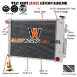 3ROW Aluminium Radiator For 1967 68 69 Chevy Camaro Pontiac Firebird Small Block New. Price: $159.00.