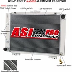 Asi 1964 Ford Galaxie 500XL L6 V8 3 Row Aluminum Radiator New. Price: $159.00.