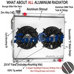 For 2000-2006 Toyota Tundra/ 2001-07 Sequoia 4.7L V8 4-ROW Radiator W/shroud Fan New. Price: $339.00.