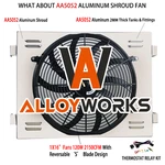 Shroud+electric Fan Relay Fit 1955-57,1956 Chevrolet Bel-air Nomad V8.ALLOYWORKS New. Price: $99.00.