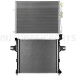 Aluminum Radiator & Ac Condenser Kit For 2005-2010 Jeep Grand Cherokee 3.7L New. Price: $163.98.