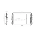 New Aftermarket Replacement Radiator For 2014-2015 Chevrolet Cruze 13509. Price: $136.96.