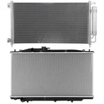 For 2003-2007 Honda Accord Aluminum Radiator & Condenser Cooling Kit New. Price: $108.20.