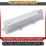 Engine Oil Cooler Heat Exchanger For Maserati Ghibli Quattroporte Levante 3.0L New. Price: $89.99.