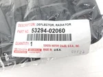 Genuine Oem Toyota 53294-02060 Lh Radiator Air Deflector 09-10 Corolla & Matrix New. Price: $75.54.