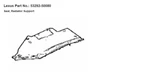Lexus Ls Radiator Cover Shield Seal 18-20 Engine Bay Lh 53292-50080 Used. Price: $110.00.