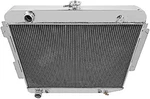 1966-69 Dodge Charger; 318 Cid V8; Champion Aluminum Radiator; 3-ROW; 17-1/2" X New. Price: $335.99.