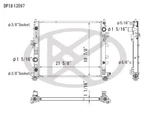 Radiator-turbo Koyo A13597 Fits 2014 Cadillac Cts New. Price: $316.99.