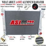 Row Aluminum Radiator For 2004-2008 Dodge Ram 1500 2500 3500 Slt V8 5.7L New. Price: $139.00.