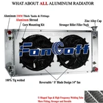 Row Aluminum Radiator+shroud Fan For 1988-2000 Chevy C/k 1500 2500 5.7L 7.4L New. Price: $339.00.