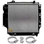 CU1682 Radiator With Universal Oil Hose Clamps Kit For 1987-2006 Jeep Wrangler New. Price: $72.71.