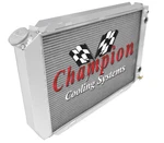 Champion Row Dual Pass RADIATOR,1.25,1.5 1979-1993 Ford Mustang Ls Swap New. Price: $458.42.