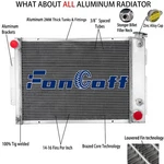 Fit 1967-1969 Chevy Camaro Big Block CC370 Aluminum 4 Core Radiator Fongoff New. Price: $199.00.