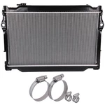 Radiator For 1993-1997 Toyota Land Cruiser With Universal Oil Hose Clamps Kit New. Price: $83.29.