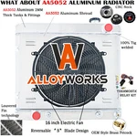 3 Row Radiator Shroud Fan Fit 1960-64,1962 Buick Lesabre Electra Skylark/special New. Price: $210.99.