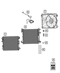 Genuine Mopar Auxiliary Low Temperature Cooler 68475898AA New. Price: $236.90.