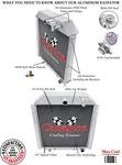 Jr Champion 3 Row All Aluminum Radiator For 1947 - 1954 Gmc Carry L6 Engine New. Price: $302.05.