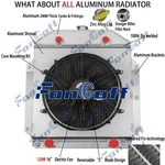 1949-53 Ford Country Sedan Squire Flathead V8 Gas 4-ROW Radiator Shroud Fan. New. Price: $309.00.