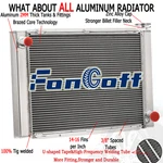 Aluminum 2ROWS Radiator Chevy Gm Sbc Bbc High Performance 28"X19'' Universal New. Price: $119.00.