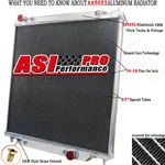 Asi Rows Radiator Ford F250 F350 F450 F550 Super Duty 6.0L 6.8L 2005-2007 New. Price: $299.00.