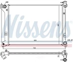 Radiator Nissens North America 675064 New. Price: $177.22.