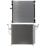 Radiator & Ac Condenser Cooling Kit For 04-10 Infiniti QX56 05-15 Nissan Armada New. Price: $191.68.