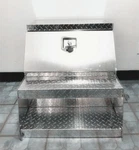 24" Aluminum Step Semi Truck Tool Box New. Price: $425.00.