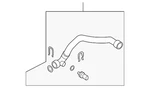 Genuine Audi Lower Hose 7L6-122-051-AC New. Price: $205.63.