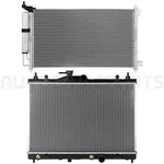 For 2007-2012 Nissan Versa 1.8L Aluminum Radiator & Ac Condenser Cooling Kit New. Price: $116.38.