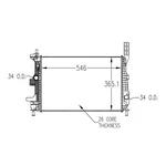 New Premium Radiator Fits 2015-2018 Ford Focus CV6Z8005W. Price: $201.74.
