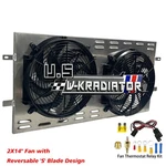 Aluminum Radiator Shroud Fan For 99-14 Chevy Silverado 1500 2500 Gmc Yukon 34" New. Price: $109.00.