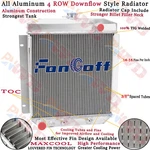 4ROW Aluminum Radiator 1954-1956 Ford Country Sedan Squire Mainline Fairlane New. Price: $199.00.
