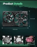 Scitoo Radiator Condenser Cooling Fan Compatible For A3/A3 Golf/jetta/passat New. Price: $70.00.