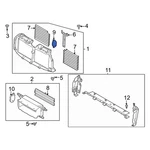 Ford F-150 21-26 Front Upper Radiator Support Air Deflector Actuator New. Price: $120.12.
