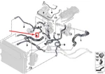 New Bmw F30 Return Coolant Hose 17128667356 Genuine Neu. Price: $135.36.