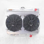 Spawon Radiator+fan Shroud Ford Mustang/cougar 1967-1970 Aluminum 3ROW Mt New. Price: $999.00.
