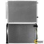 New Aluminum Radiator & Ac Condenser Cooling Kit For 2004-06 Toyota Sienna 3.3L. Price: $166.99.