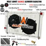 Row Radiator+shroud Fan 1972-1976 73 Ford Gran Torino Ltd Ii Montego CC390 New. Price: $259.00.