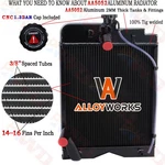 Row Radiator For Massey Ferguson TO30 TE20 TEA20 TO20 TO35 135 New. Price: $159.00.