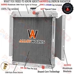 Aluminum 4 Row Radiator For 1961-1969 1965 Dodge D100 Series Pickup Base 5.2L V8 New. Price: $259.00.