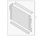 Genuine Audi Auxiliary Radiator 5WA-121-251-M New. Price: $218.85.