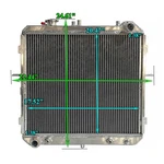 DPI2057 Radiator For 1995-2002 96 97 Kia Sportage Base Ex Limited 2.0L L4 New. Price: $124.00.