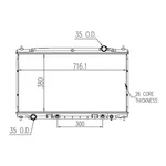 New Premium Fit Radiator 214604GZ5A. Price: $125.14.