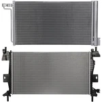 Ac Condenser Cooling Kit & Aluminum Radiator Fit Ford Focus 2015-2018 New. Price: $103.79.