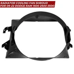 Cooling Radiator Engine Fan Shroud For 2009-2022 Dodge Ram 1500 2500 3500 Pickup New. Price: $95.99.