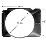 Fan Shroud Radiator 302CI 1969-79 Ford Truck D3TZ-8146-B **see Description** New. Price: $179.95.