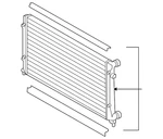 Genuine Volkswagen Radiator Assembly 5K0-121-251-AA New. Price: $346.59.